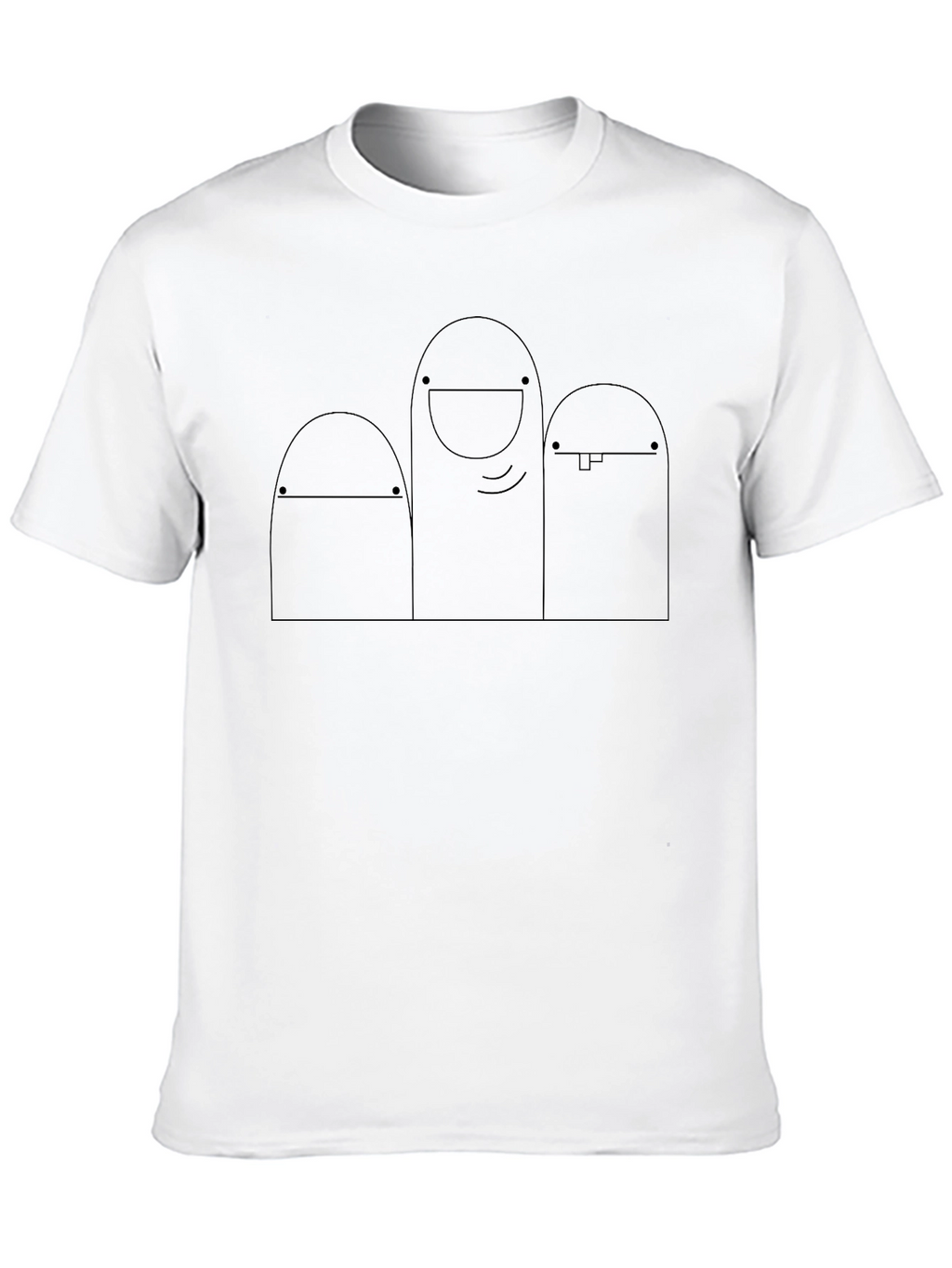 Minimalist Line Art T-Shirt