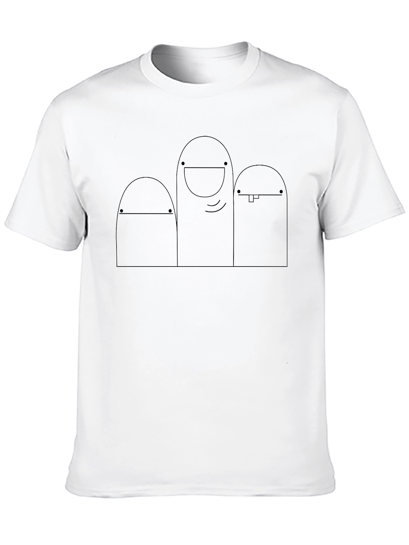 Minimalist Line Art T-Shirt