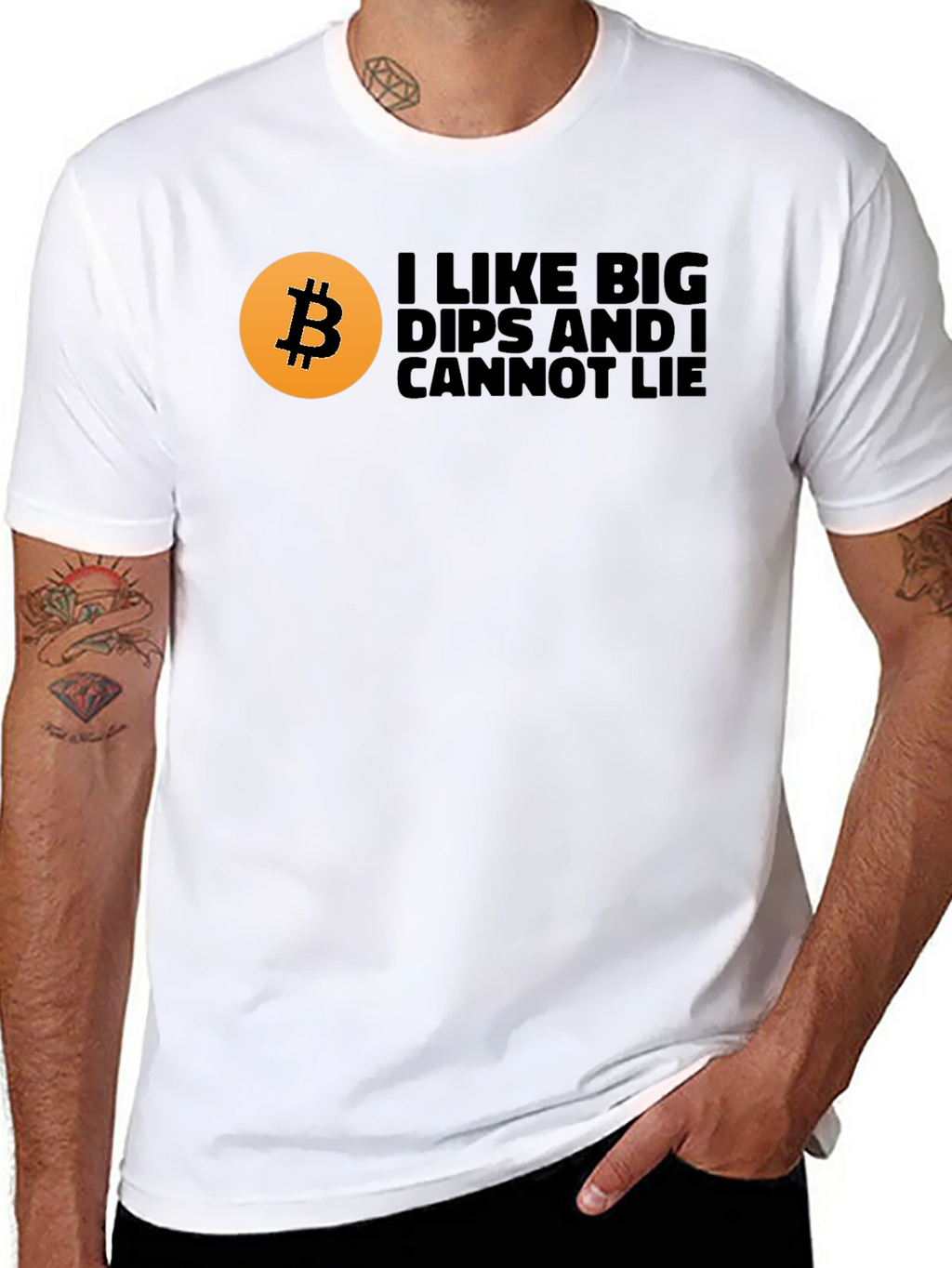 Bitcoin Big Dips T-Shirt - Crypto Trader Apparel