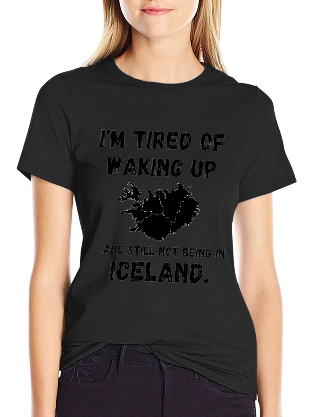 Iceland Lover T-Shirt - Tired of Waking Up