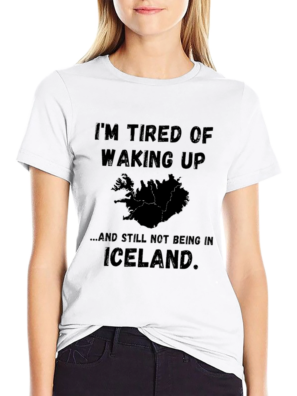 Iceland Lover T-Shirt - Tired of Waking Up