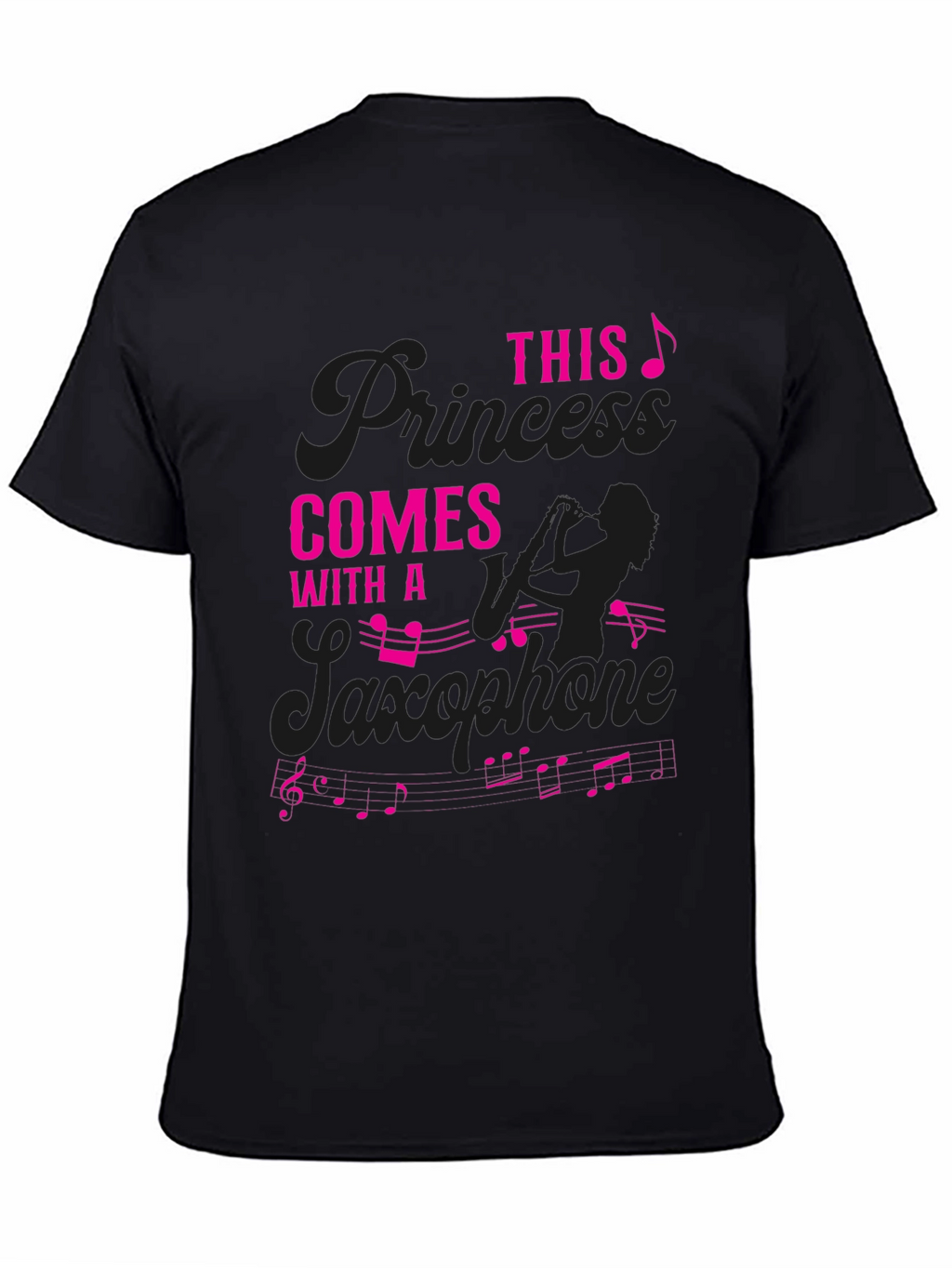 Saxophone Princess T-Shirt - Musician Gift