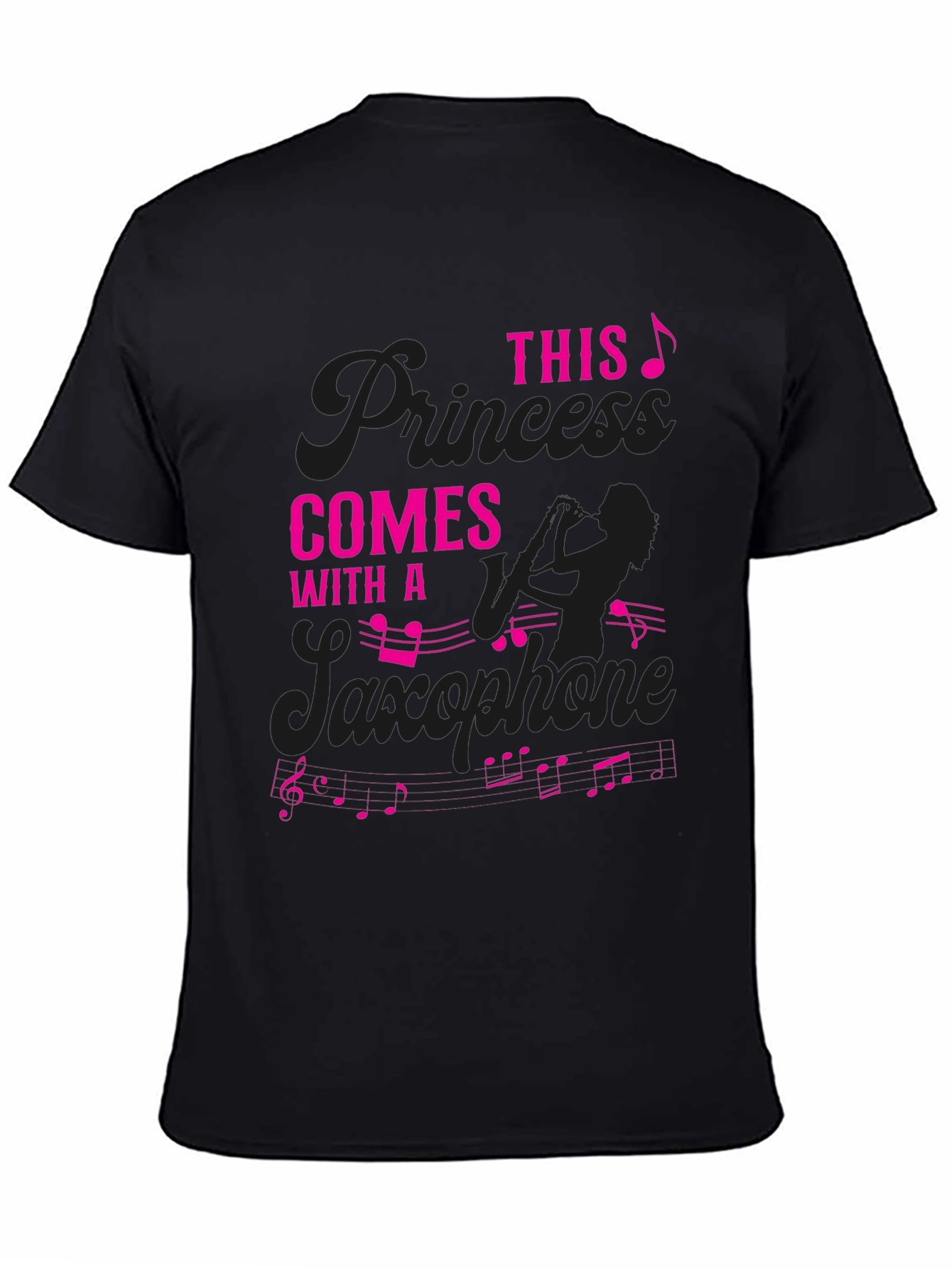 Saxophone Princess T-Shirt - Musician Gift