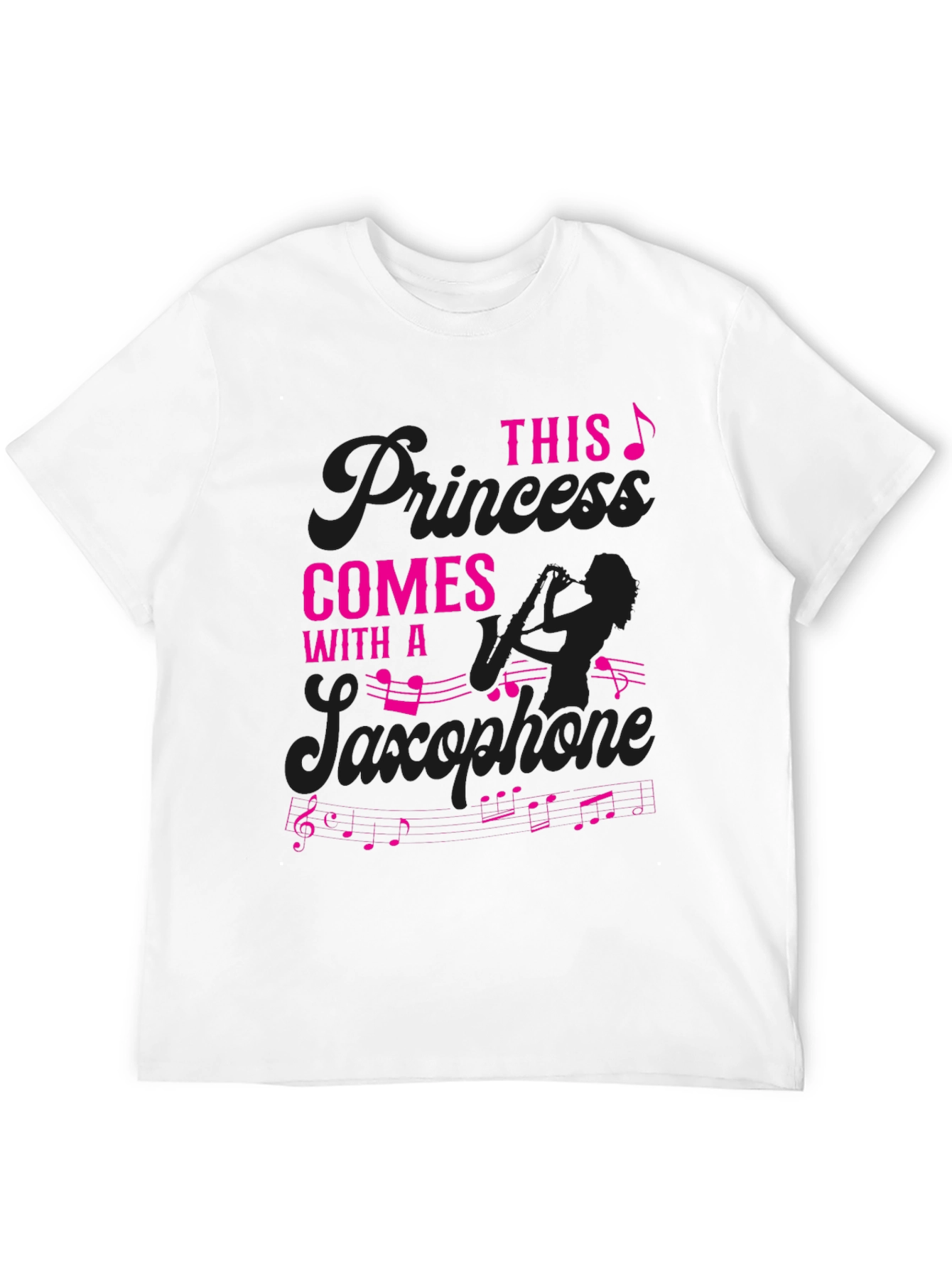 Saxophone Princess T-Shirt - Musician Gift