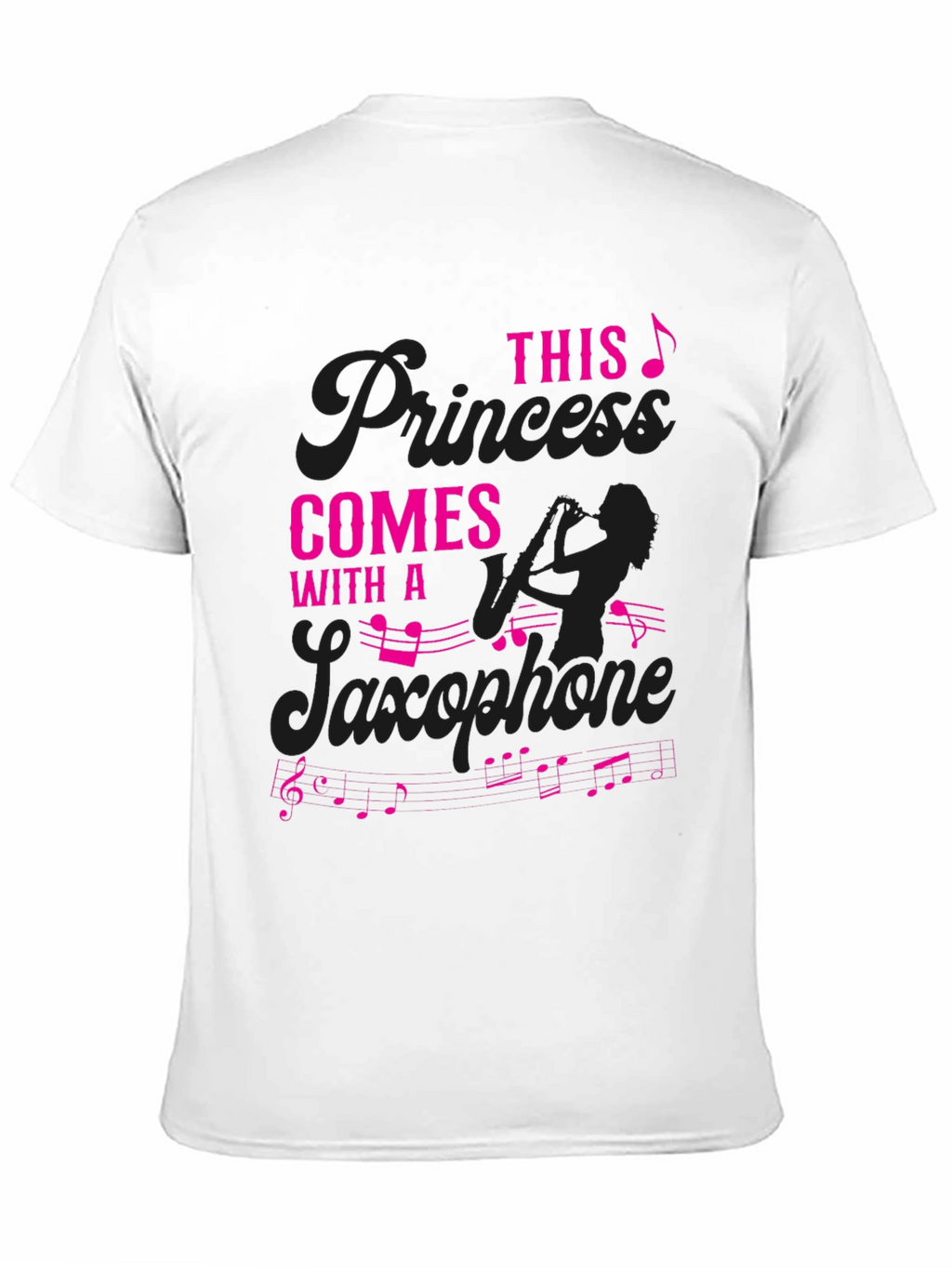 Saxophone Princess T-Shirt - Musician Gift