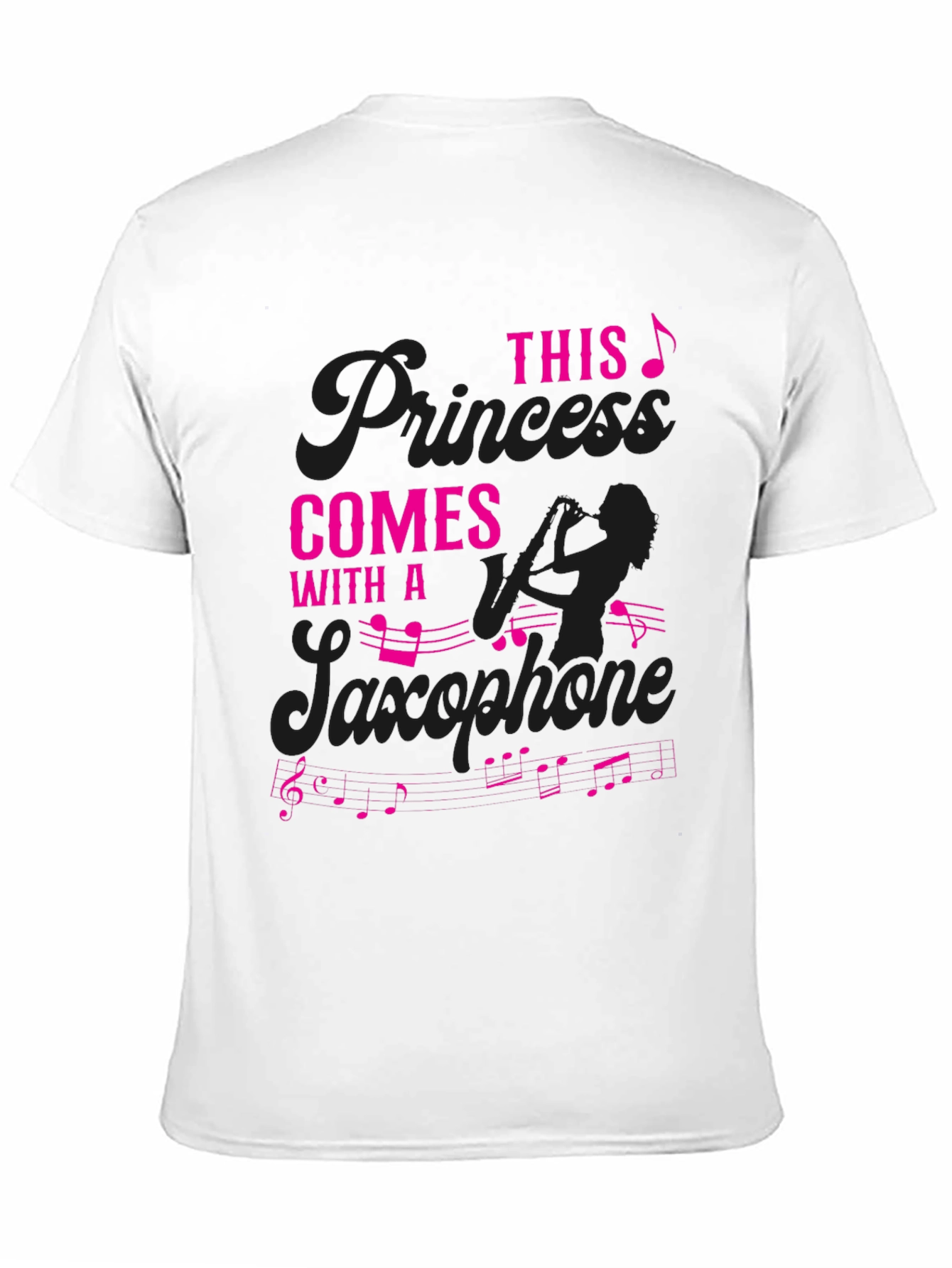 Saxophone Princess T-Shirt - Musician Gift