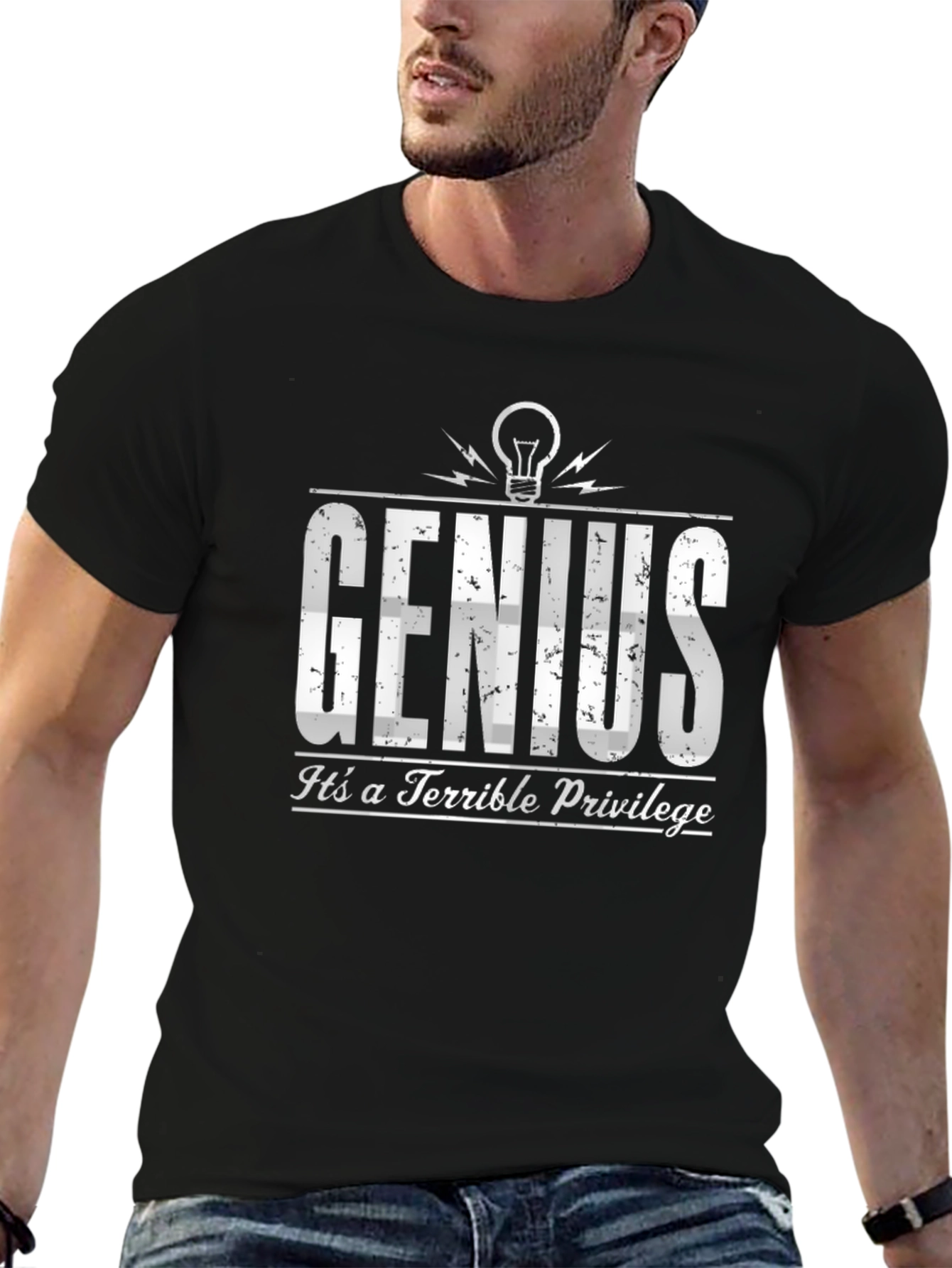 Genius Terrible Privilege Black T-Shirt