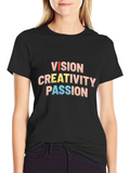 Vision Creativity Passion Graphic Tee