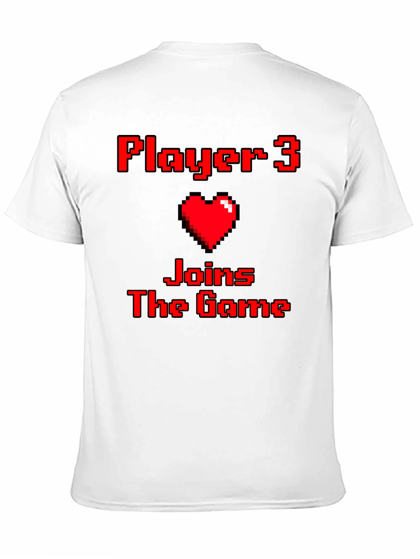 Player 3 Joins the Game Pixel Art T-Shirt