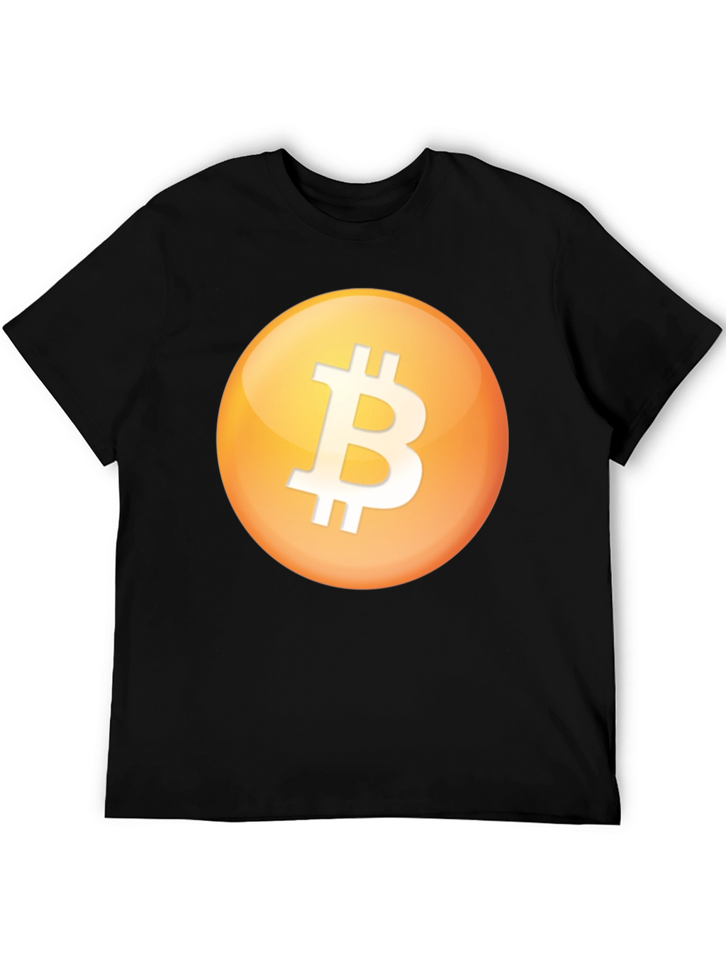 Bitcoin Logo Black T-Shirt