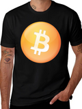 Bitcoin Logo Black T-Shirt