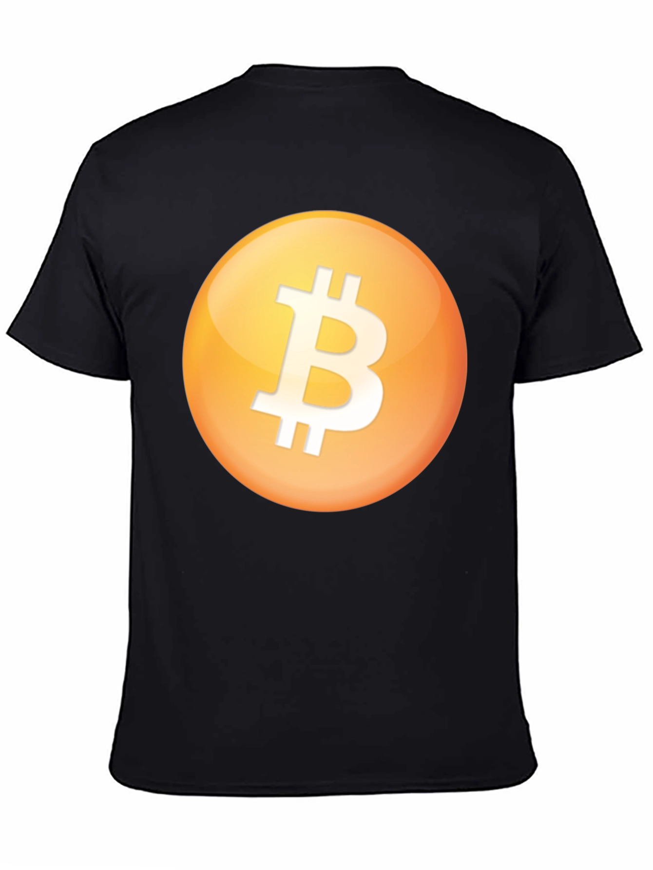Bitcoin Logo Black T-Shirt