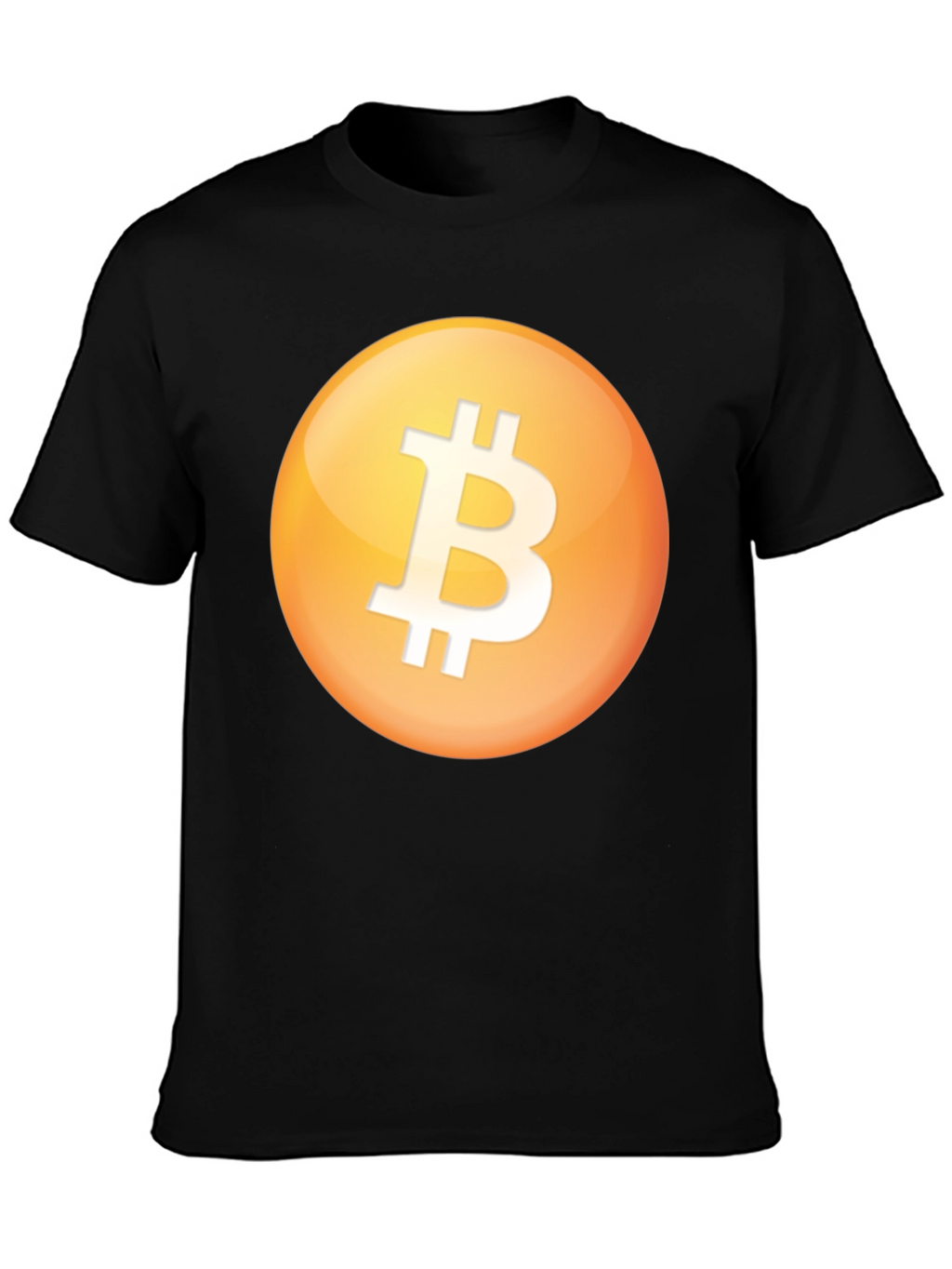Bitcoin Logo Black T-Shirt