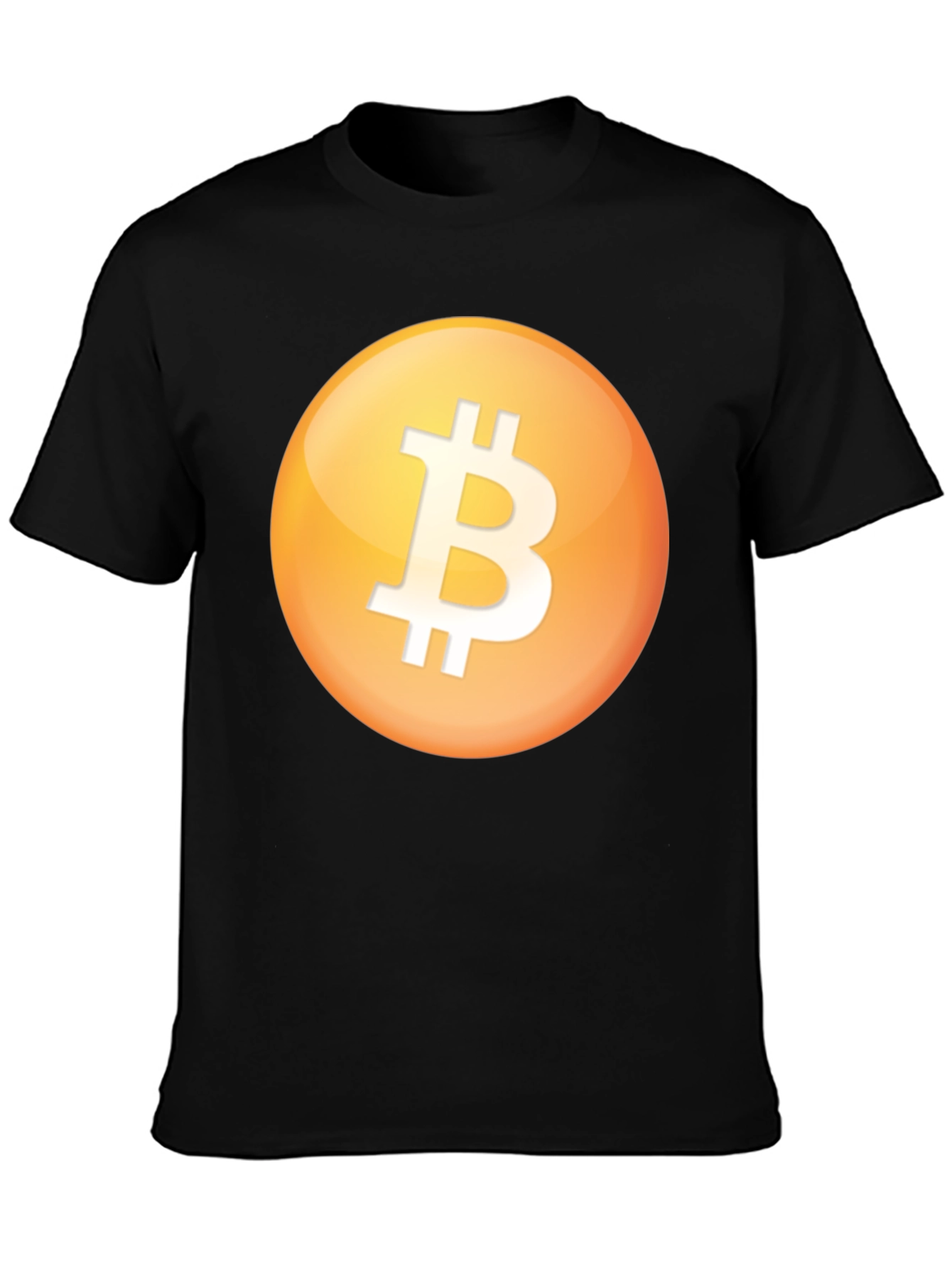 Bitcoin Logo Black T-Shirt