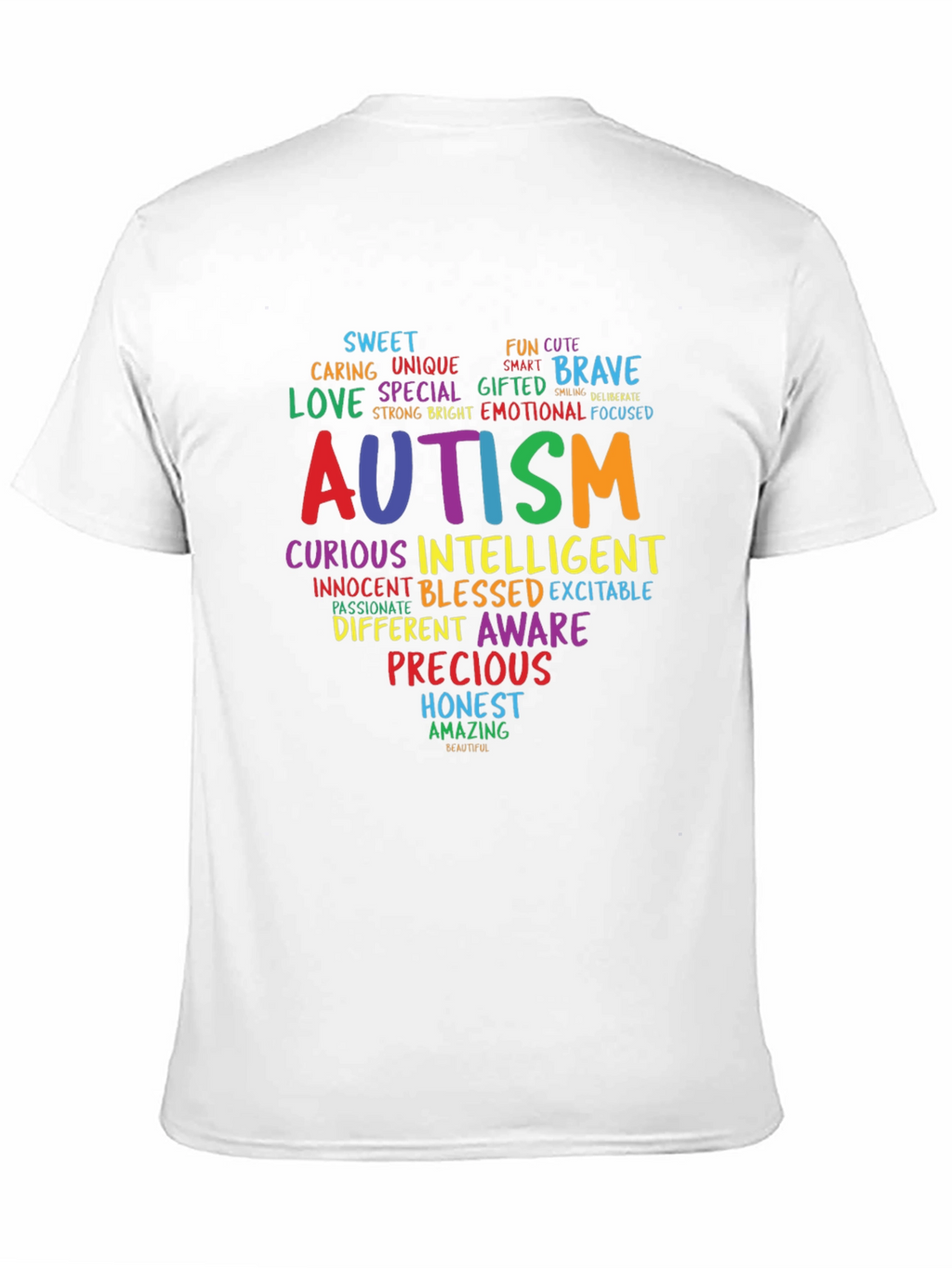 Autism Awareness Word Art T-Shirt