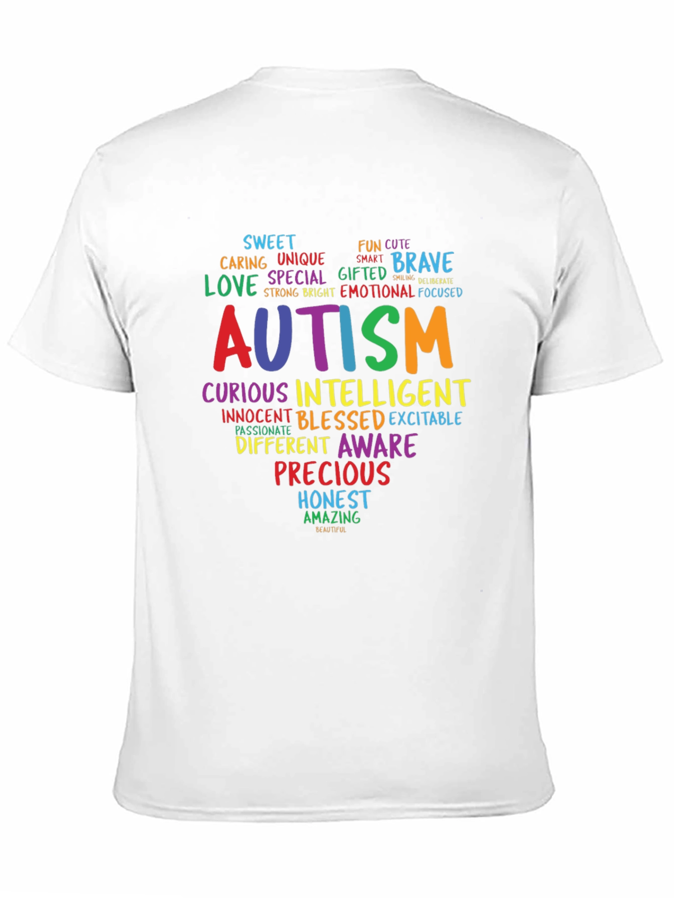 Autism Awareness Word Art T-Shirt