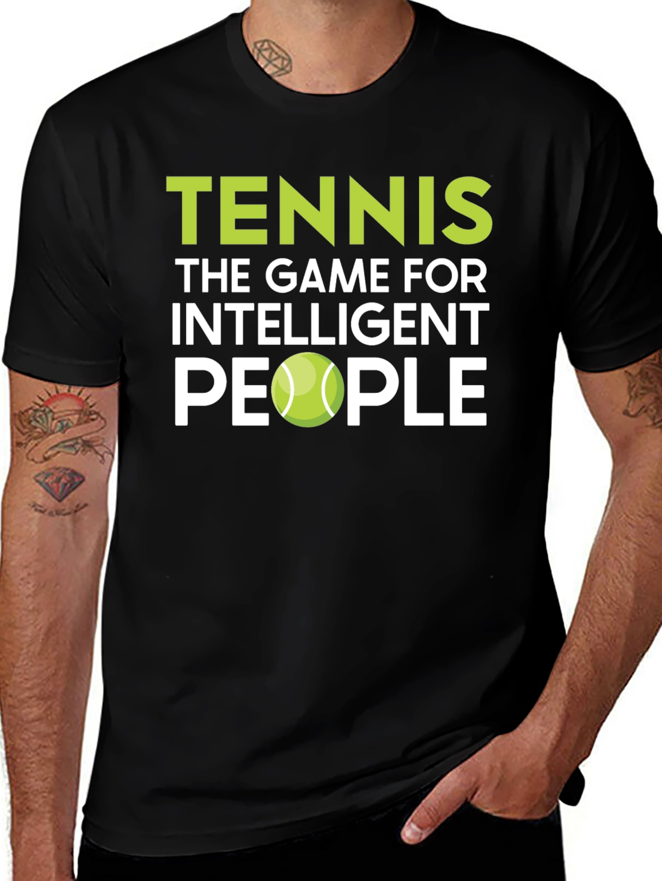 Tennis Intelligent People T-Shirt