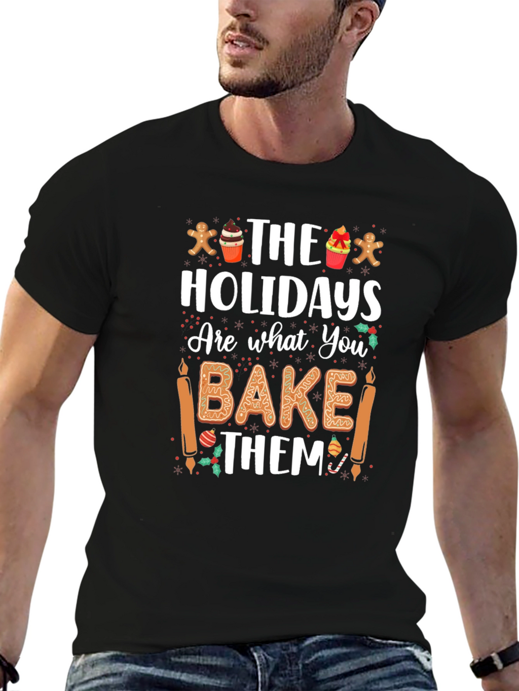 Holiday Baking T-Shirt - Unisex Christmas Tee