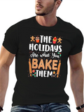 Holiday Baking T-Shirt - Unisex Christmas Tee