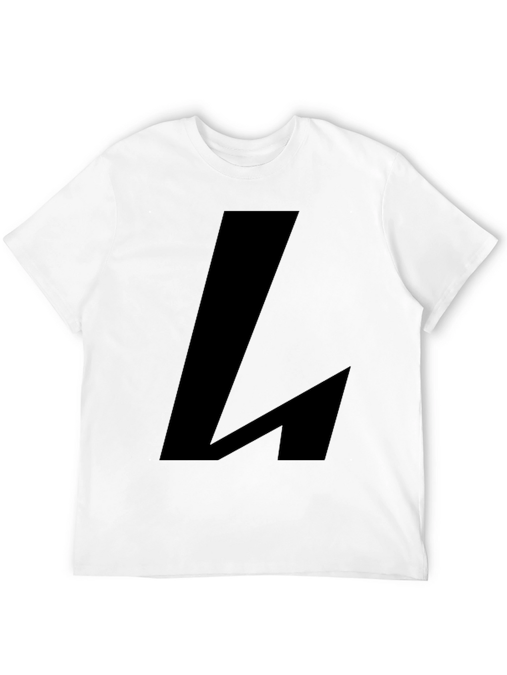 Bold Black L Graphic Tee