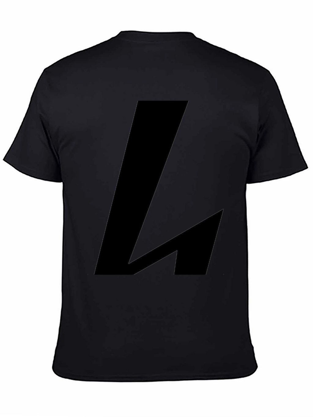 Bold Black L Graphic Tee