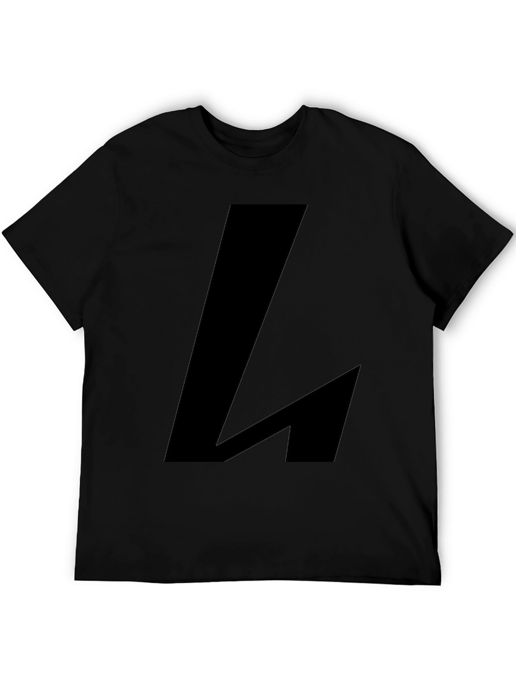 Bold Black L Graphic Tee