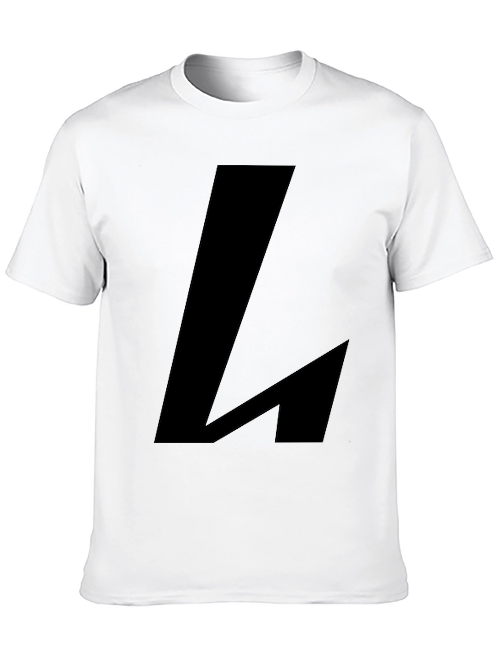 Bold Black L Graphic Tee