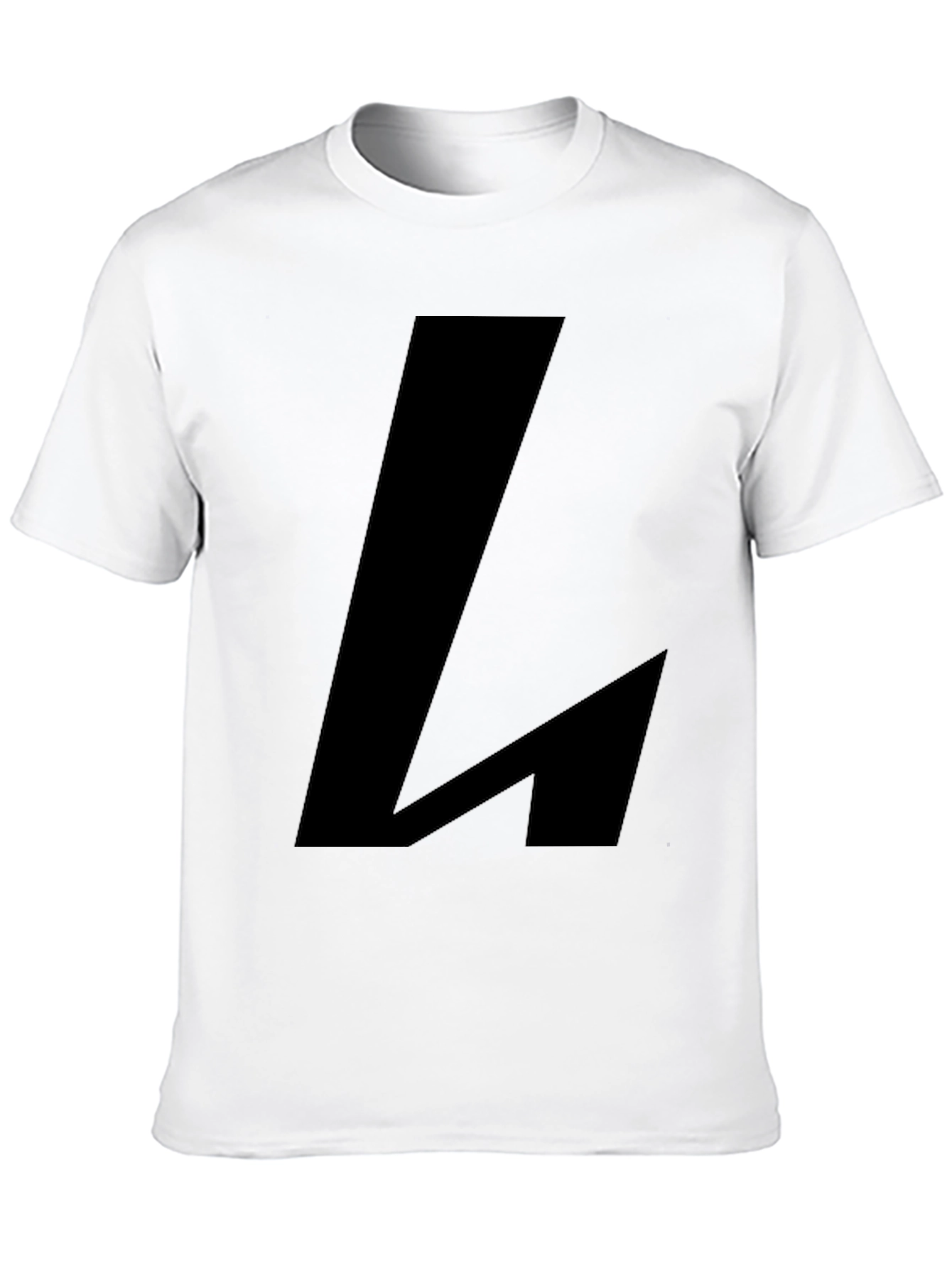 Bold Black L Graphic Tee