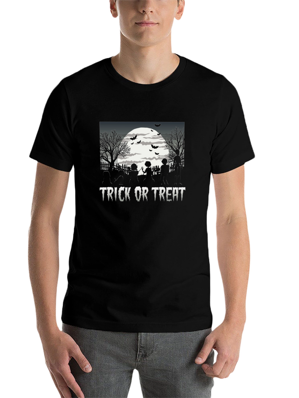 Trick or Treat Halloween Graphic T-Shirt