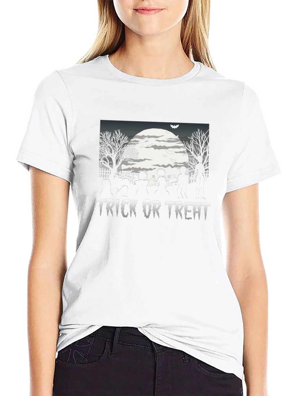 Trick or Treat Halloween Graphic T-Shirt