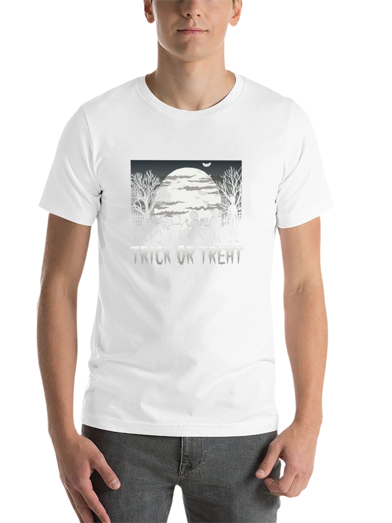 Trick or Treat Halloween Graphic T-Shirt