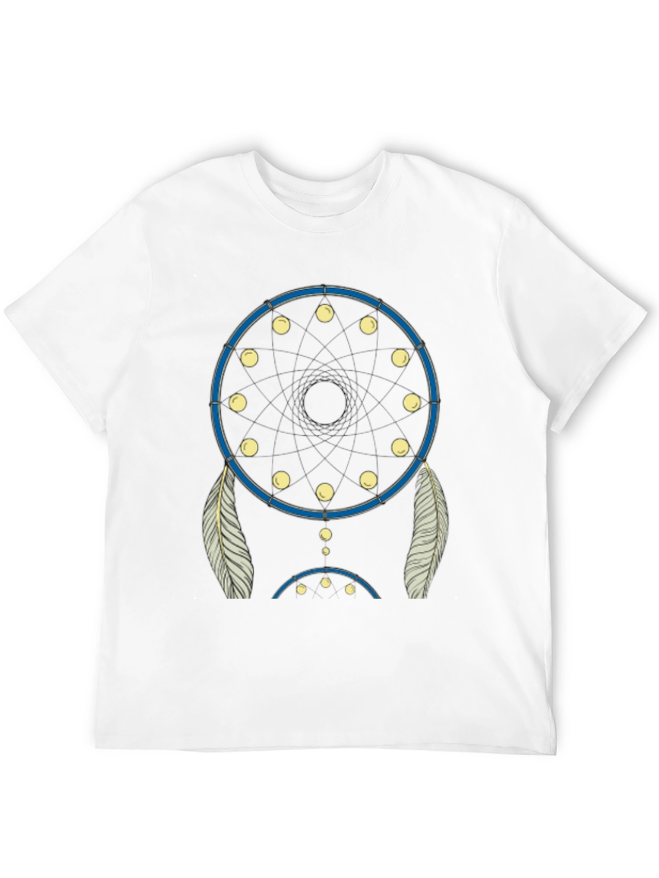 Dream Catcher Graphic Tee - Black Cotton Blend