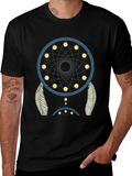 Dream Catcher Graphic Tee - Black Cotton Blend