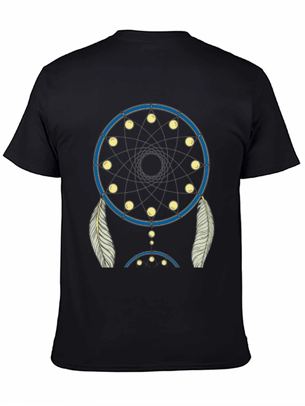 Dream Catcher Graphic Tee - Black Cotton Blend