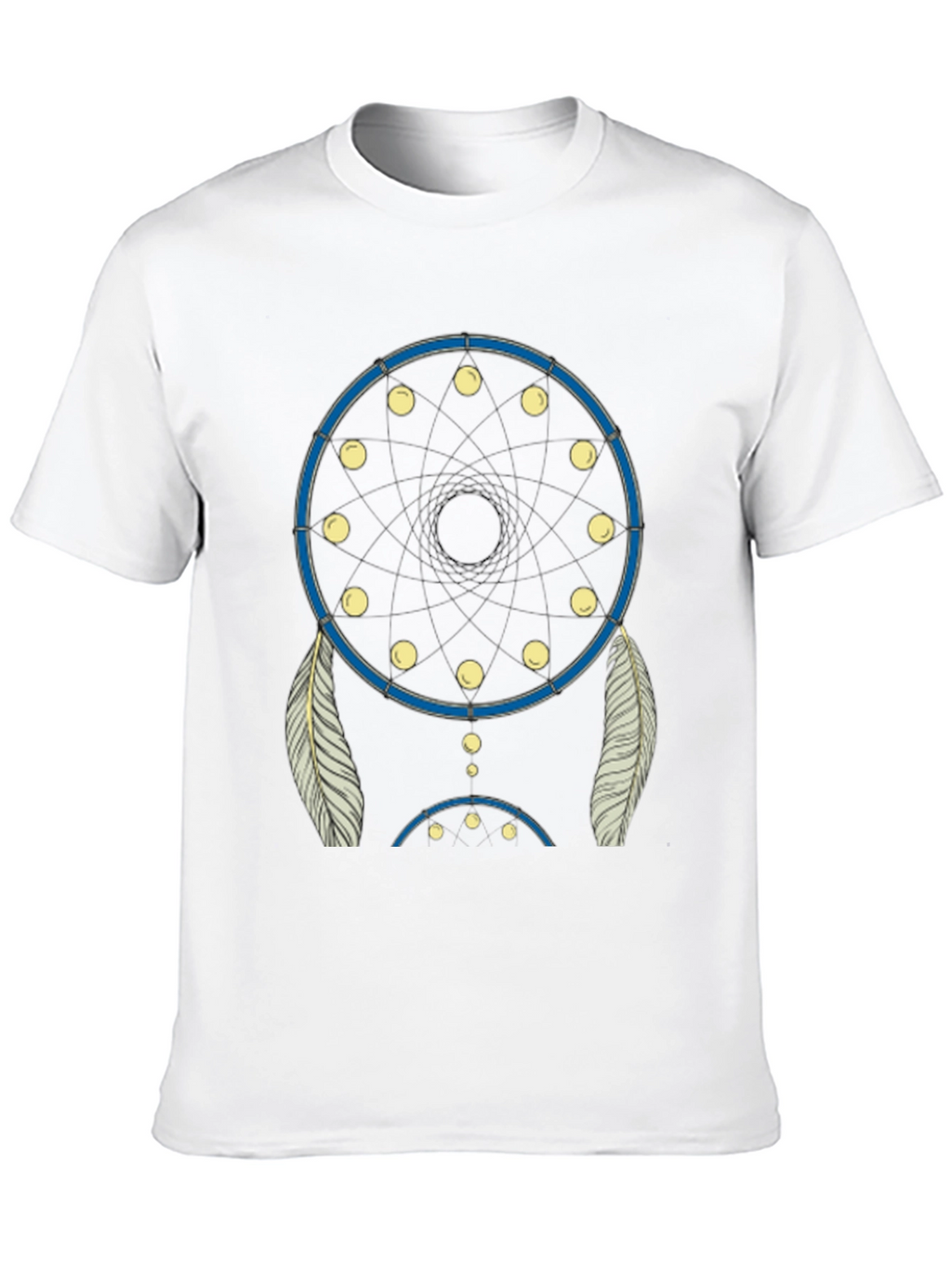 Dream Catcher Graphic Tee - Black Cotton Blend