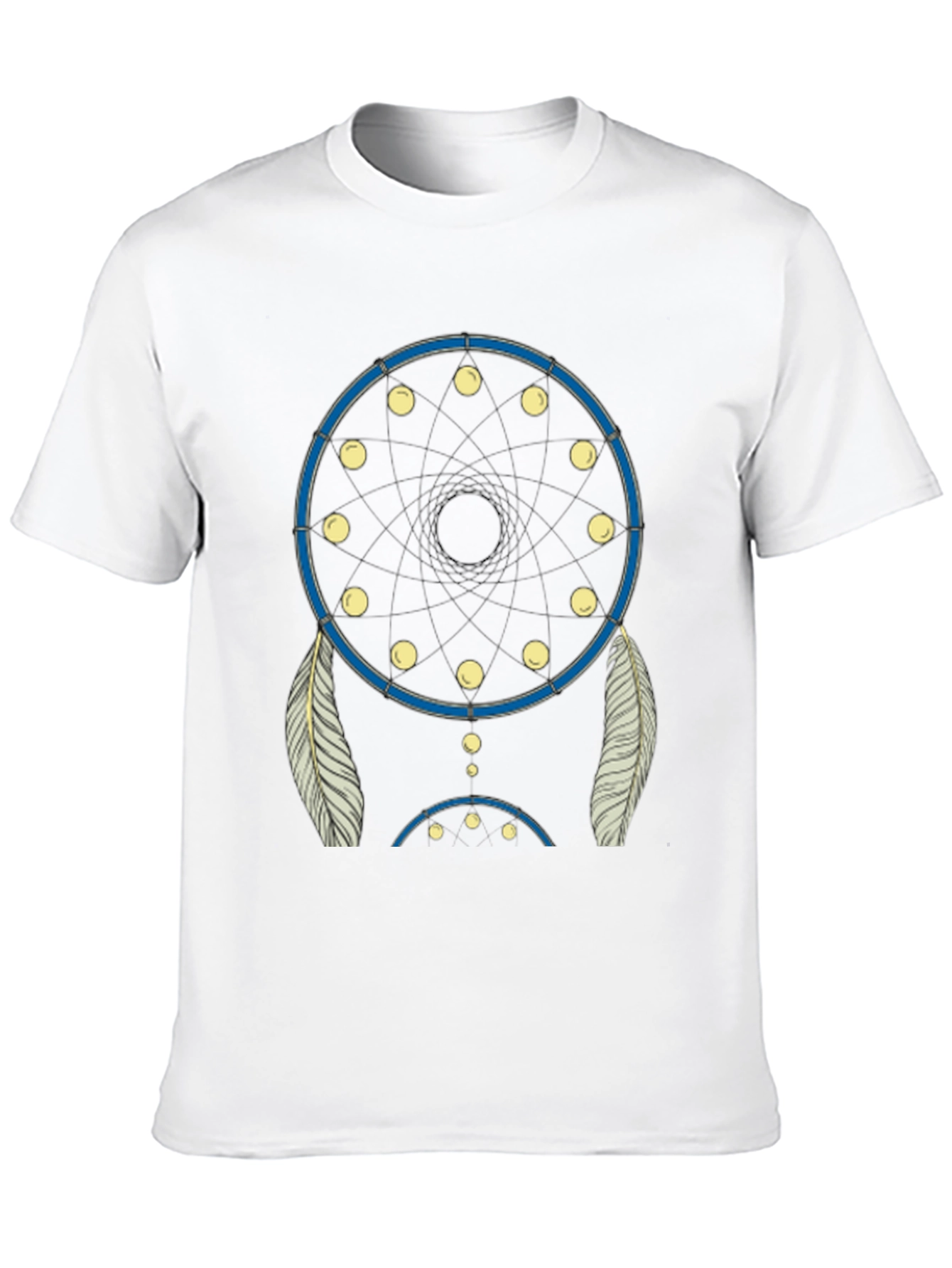 Dream Catcher Graphic Tee - Black Cotton Blend