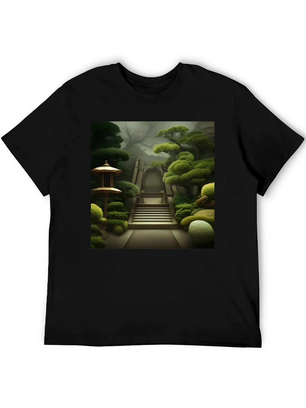 Zen Garden T-Shirt - Serene Landscape Tee