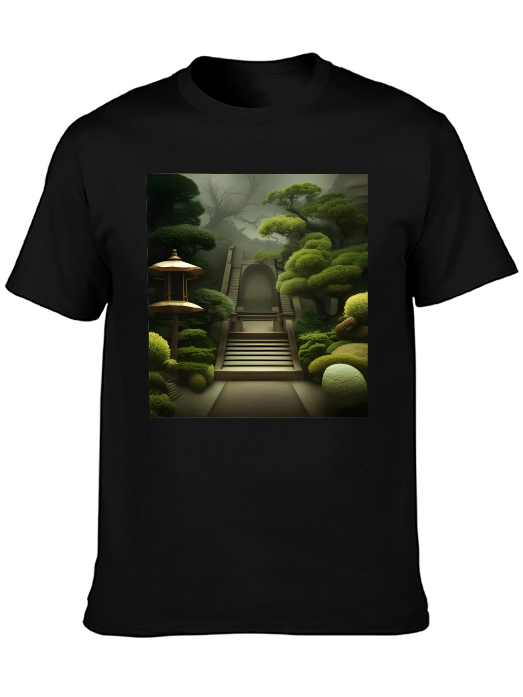 Zen Garden T-Shirt - Serene Landscape Tee