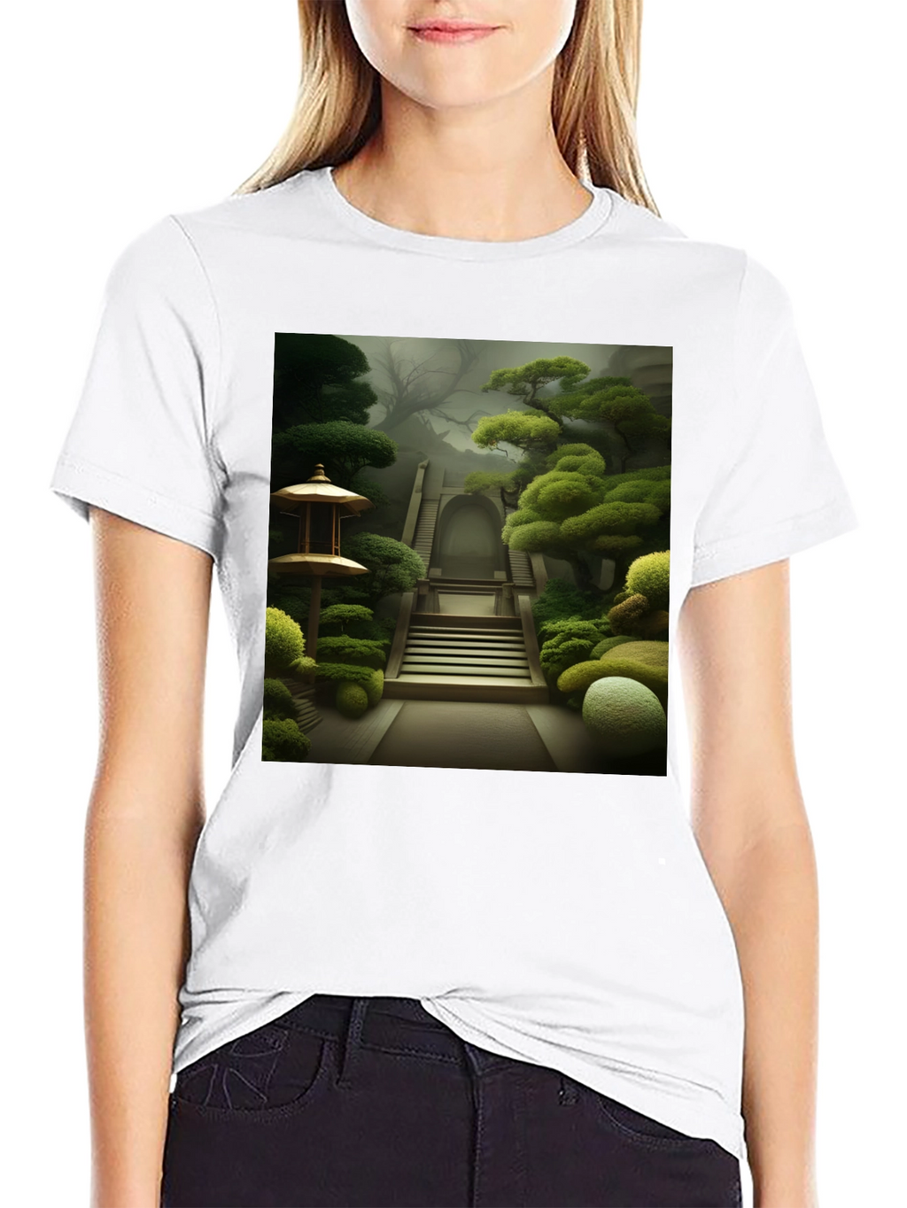 Zen Garden T-Shirt - Serene Landscape Tee
