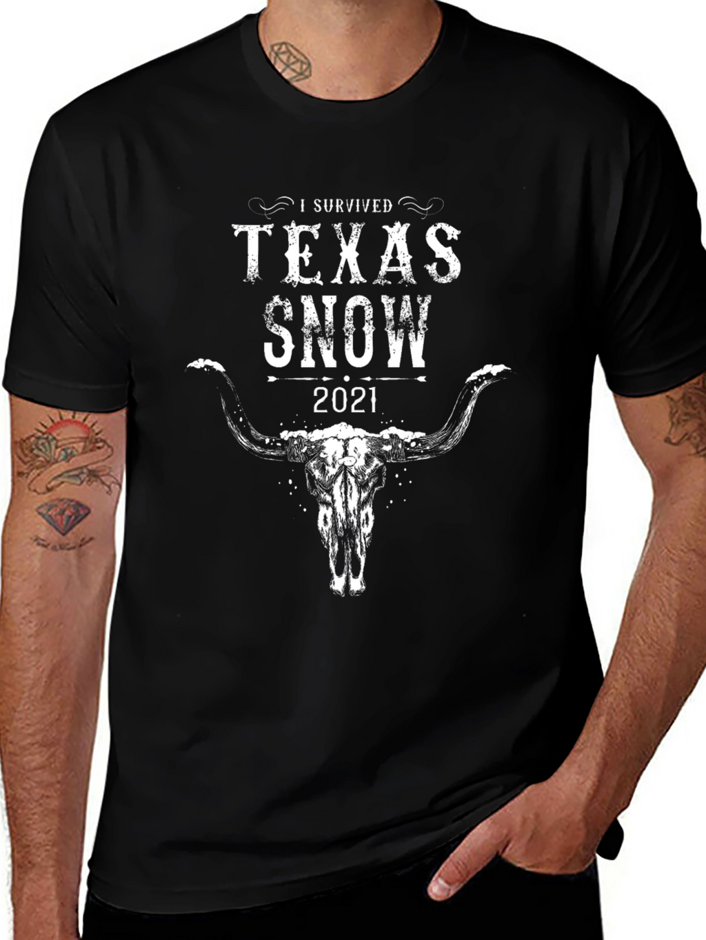 Texas Snow 2021 Survivor T-Shirt