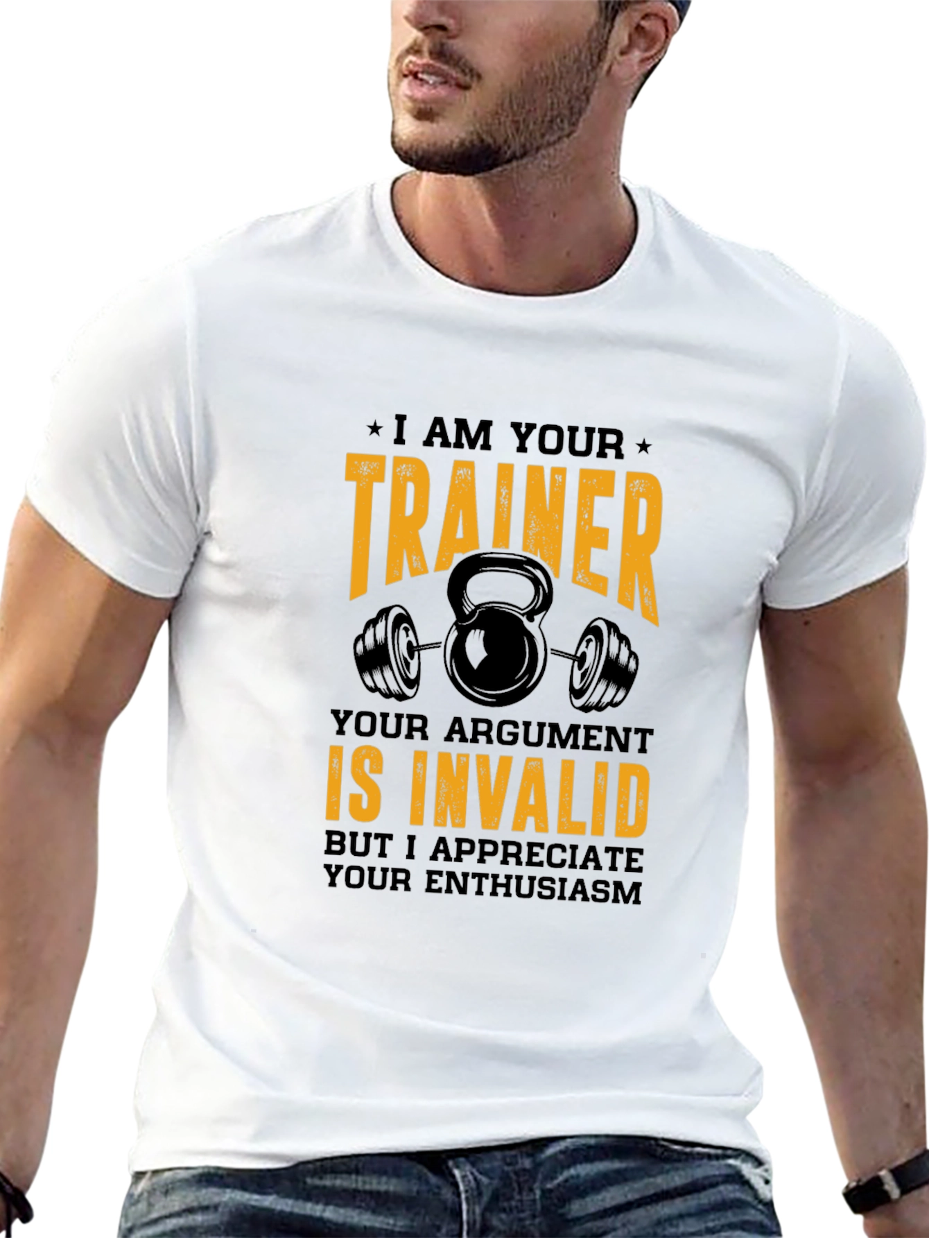 Trainer Argument Invalid T-Shirt Gym Apparel