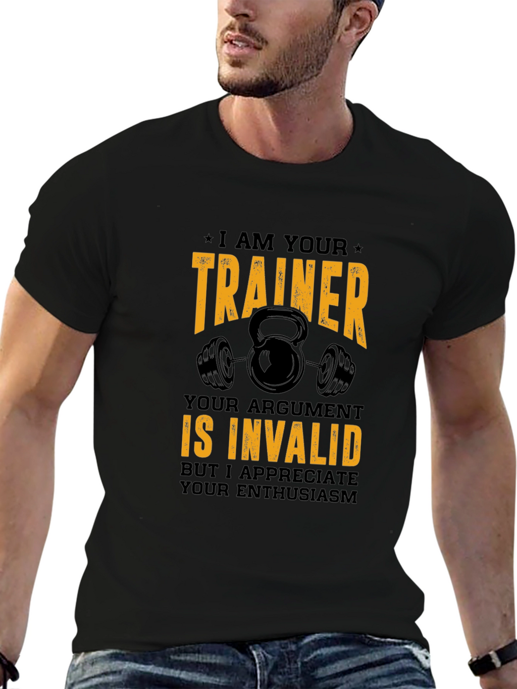 Trainer Argument Invalid T-Shirt Gym Apparel
