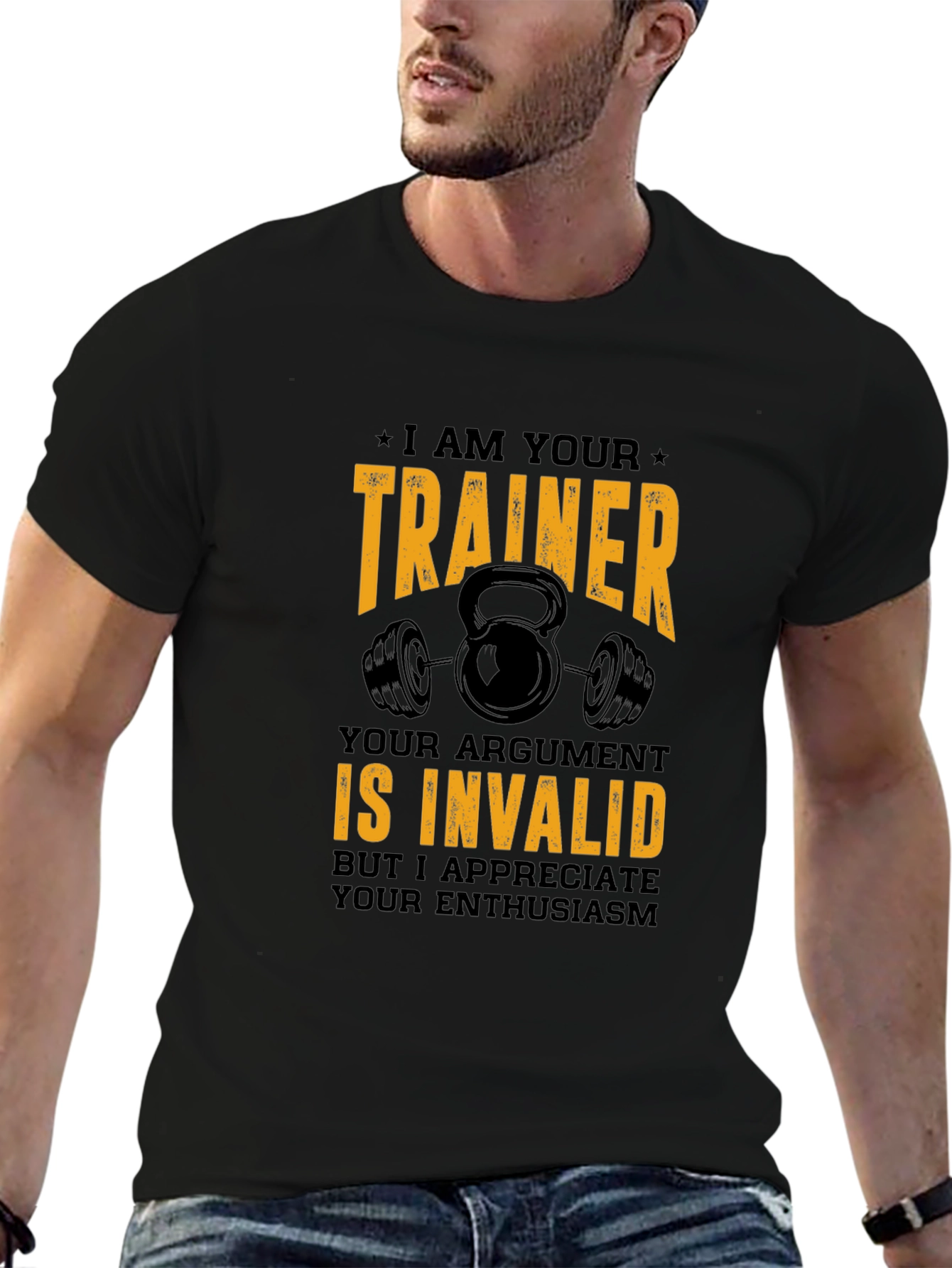 Trainer Argument Invalid T-Shirt Gym Apparel