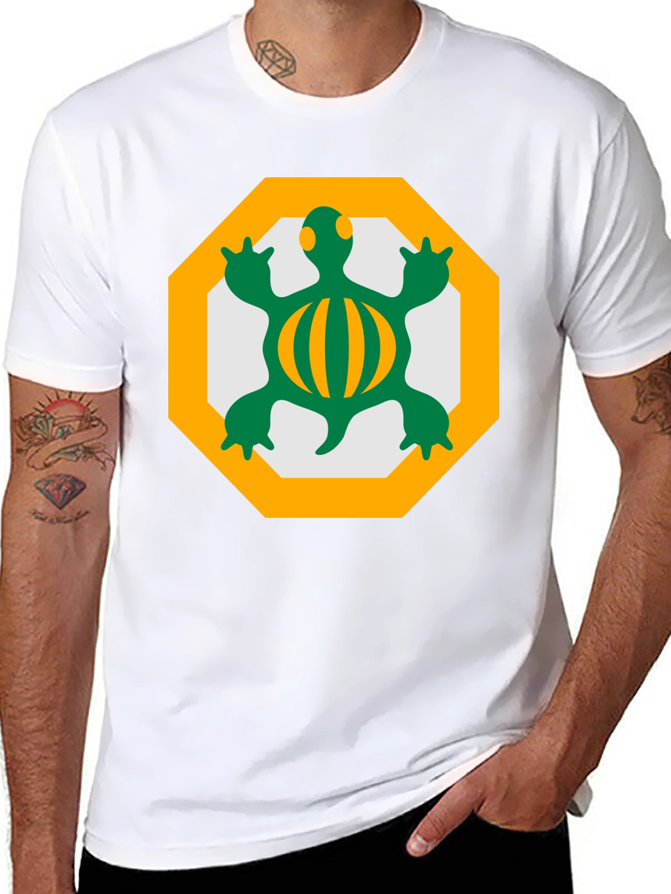 Adinkra Dwennimmen Turtle T-Shirt