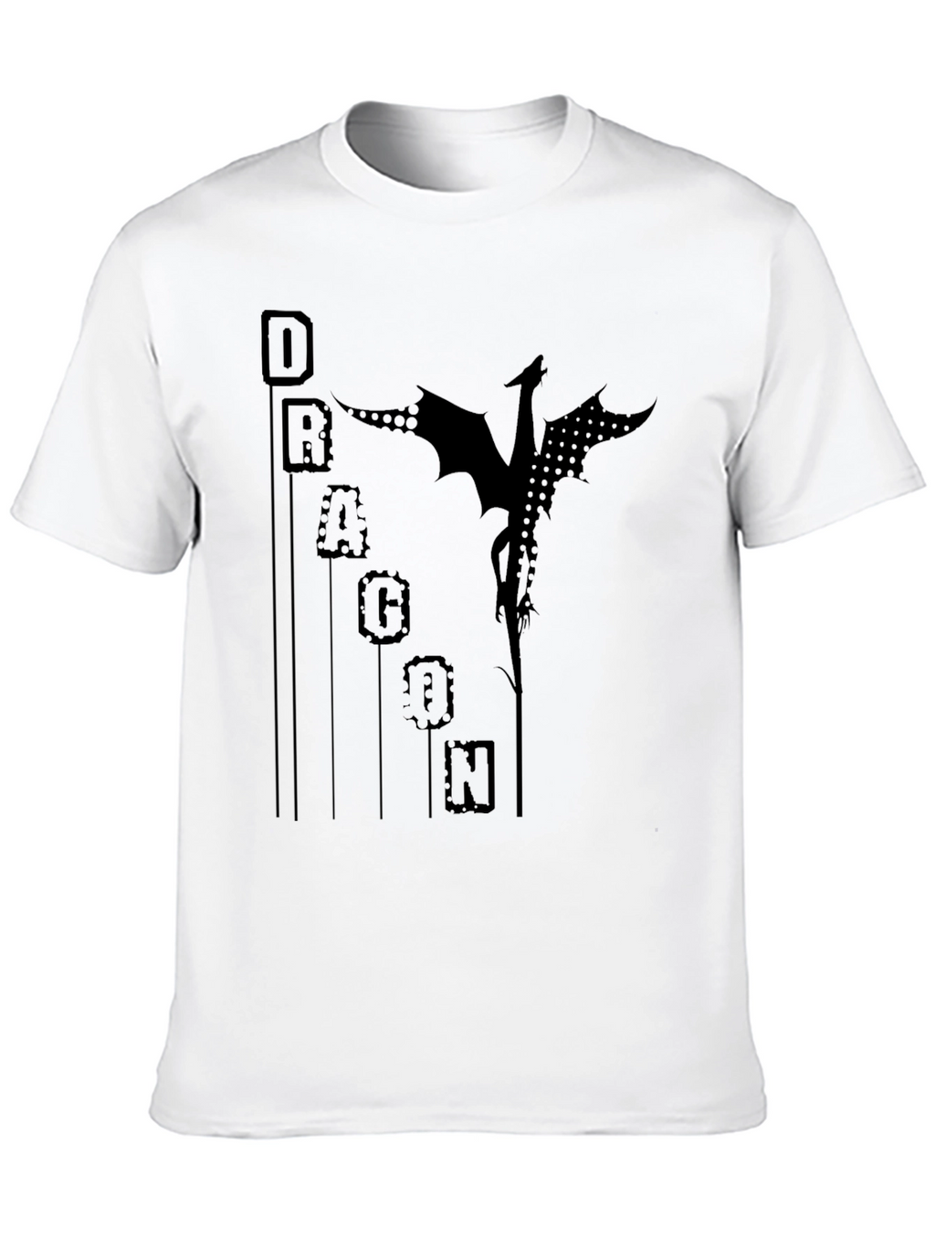 Dragon Graphic T-Shirt - Black