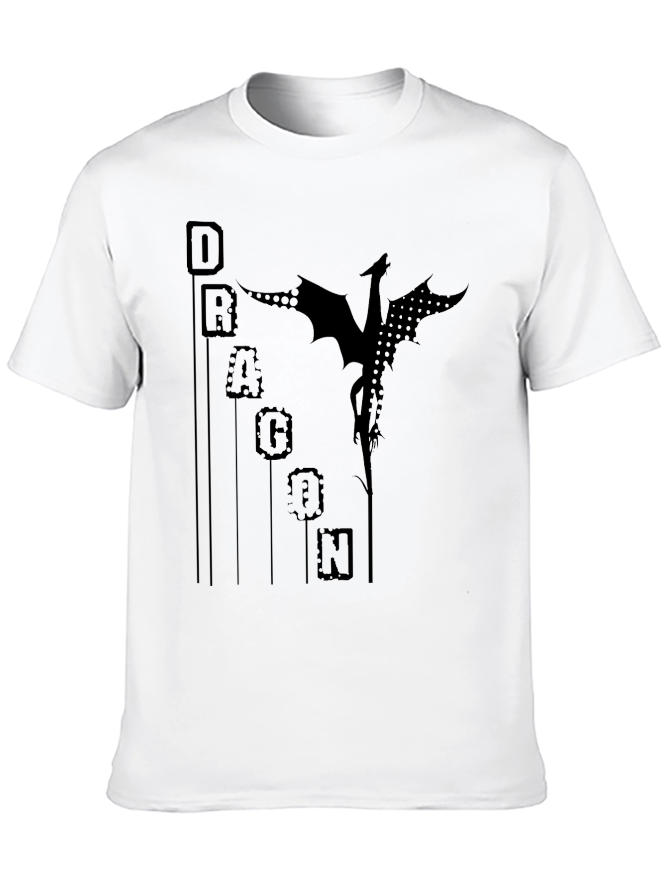 Dragon Graphic T-Shirt - Black