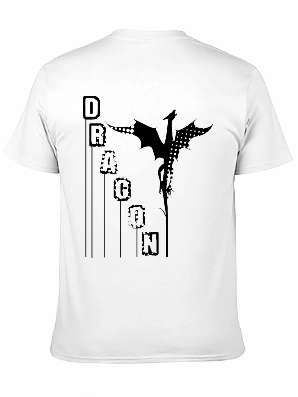 Dragon Graphic T-Shirt - Black
