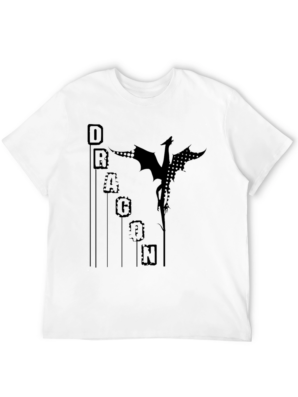 Dragon Graphic T-Shirt - Black