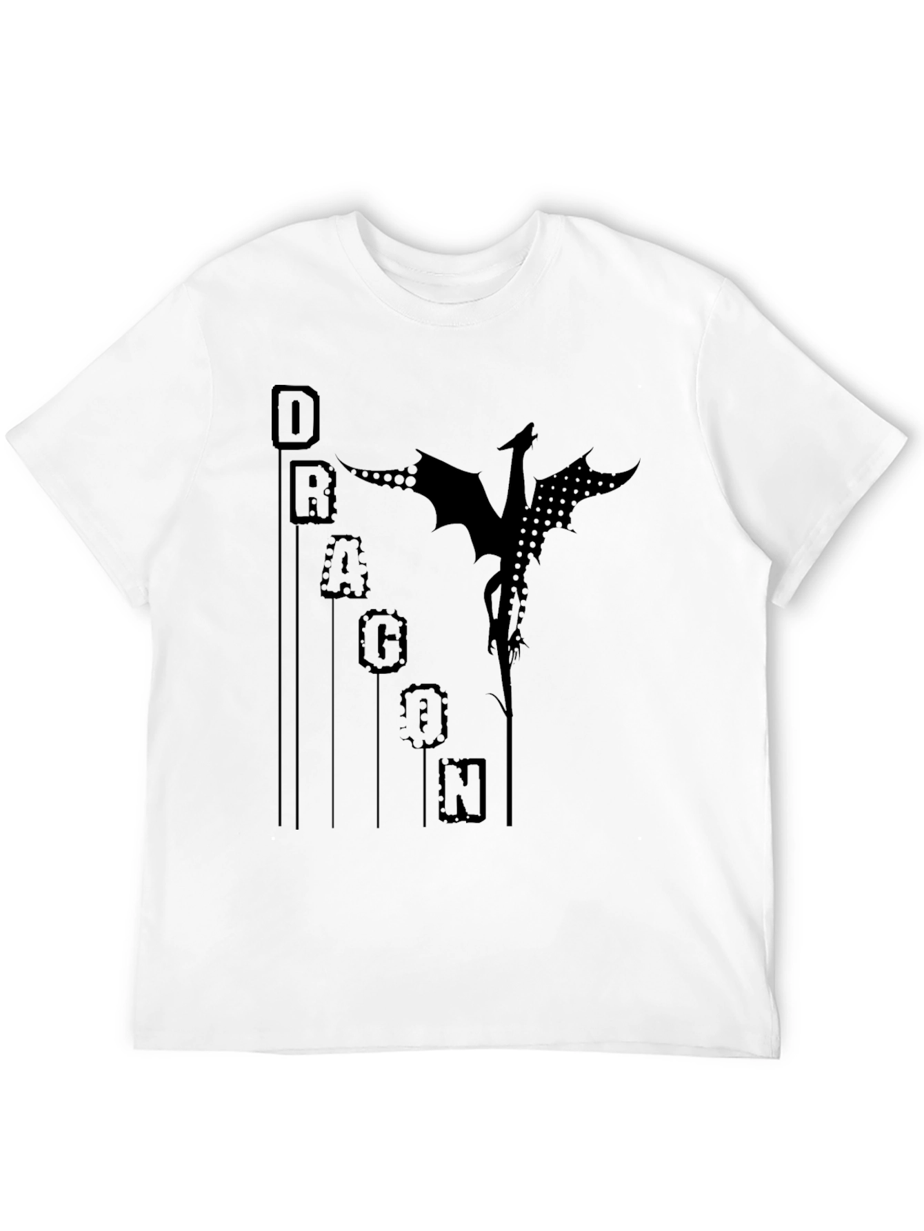 Dragon Graphic T-Shirt - Black