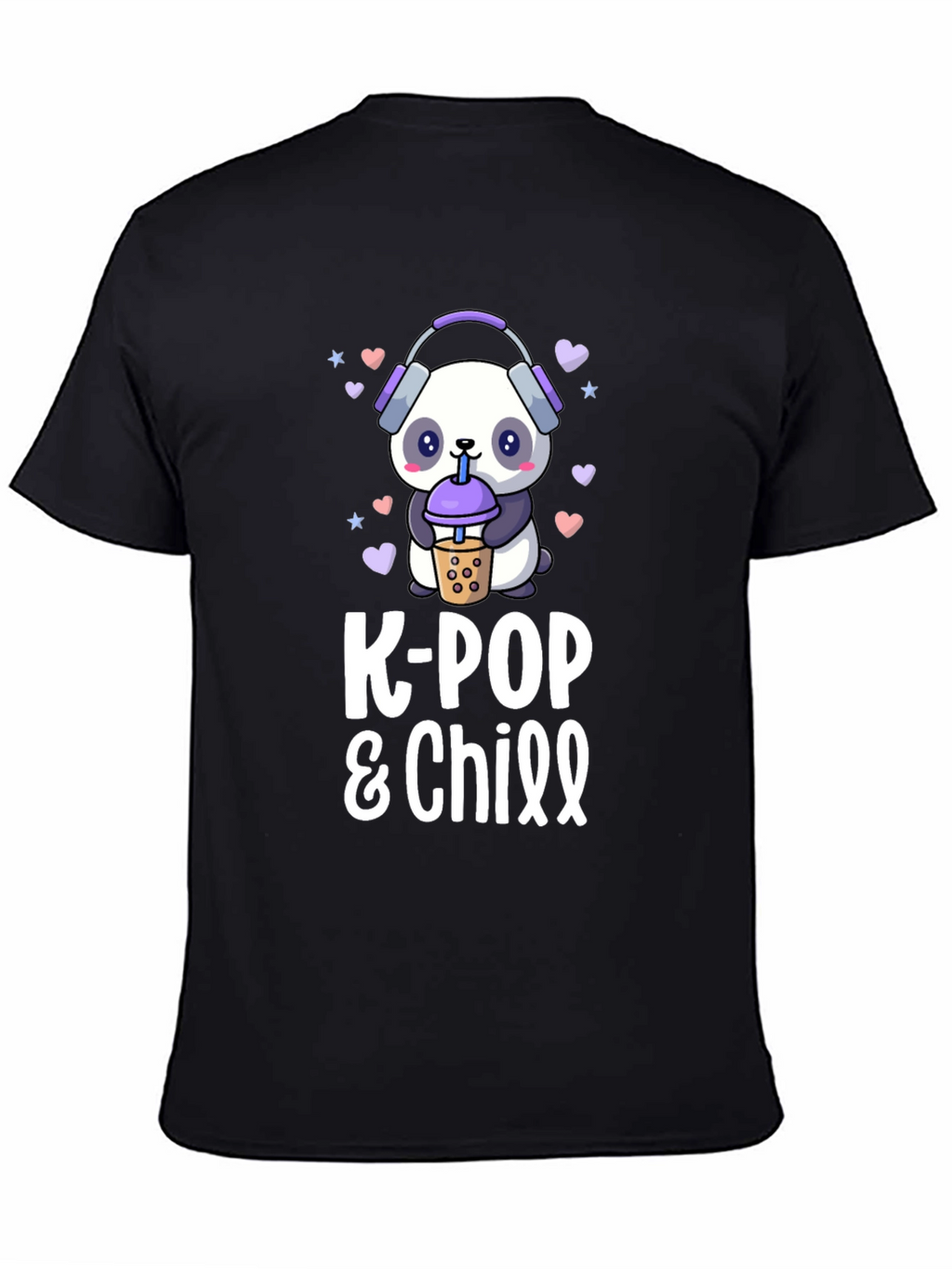 K-Pop & Chill Panda T-Shirt